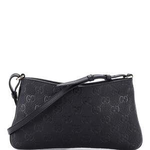 Emblem Chain Shoulder Bag Guccissima #241040G99B